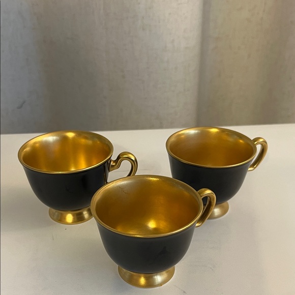 Other - Vintage Okura Josephine Black And Gold Replacement set of 3